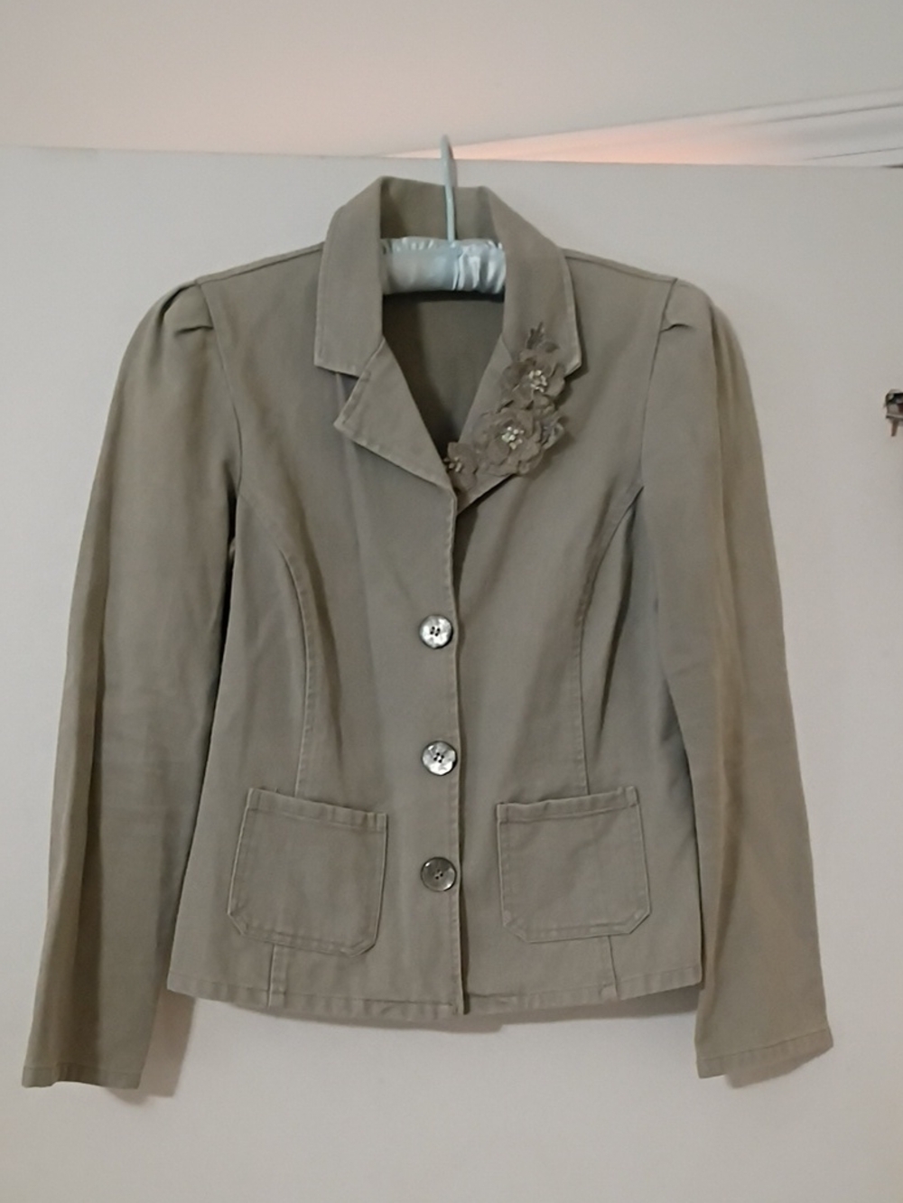 Lunachix Y2k Embellished Cotton Twill Blazer S